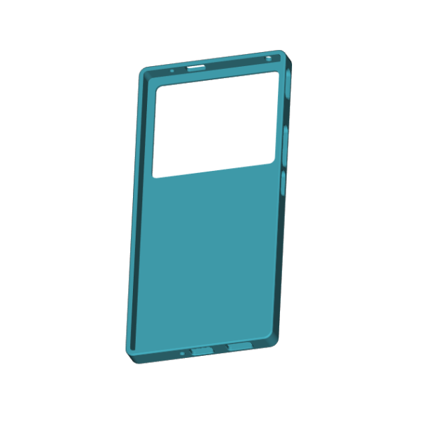ZTE Nubia Z50 Ultra Case 3D Druckmodell .c4d .max .obj .3ds .fbx .stl .blend