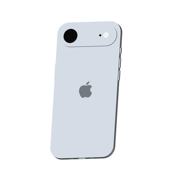 CAD model of the Apple iPhone Air 3D Print Model .c4d .max .obj .3ds .fbx .stl .blend 