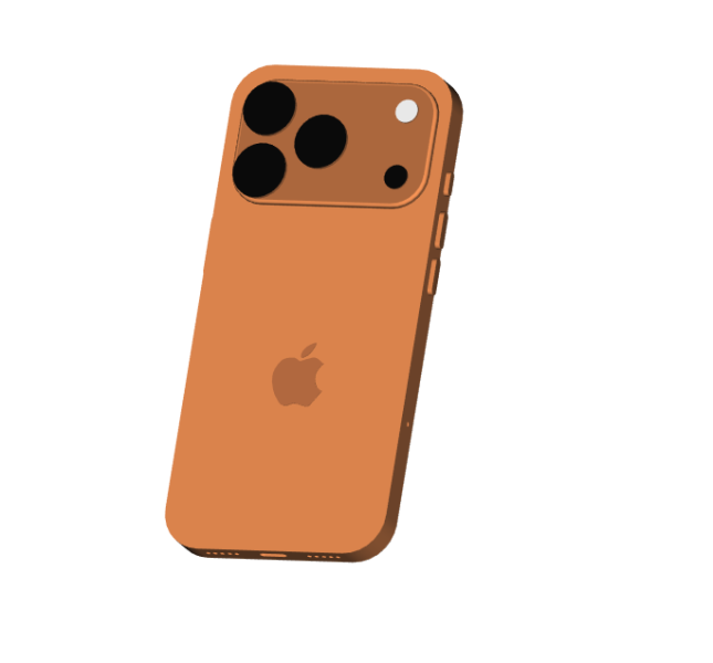 CAD model of the Apple iPhone 17 Pro Modello di stampa 3D .c4d .max .obj .3ds .fbx .stl .blend 