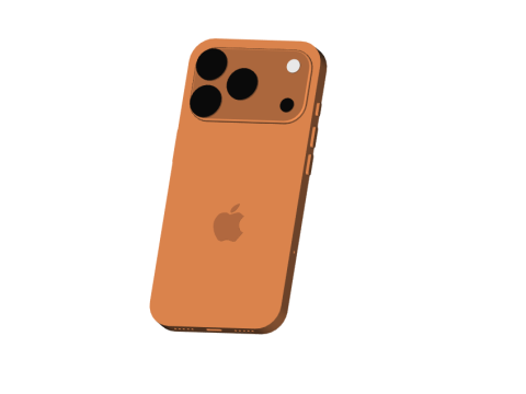 CAD model of the Apple iPhone 17 Pro 3D Принт Модель