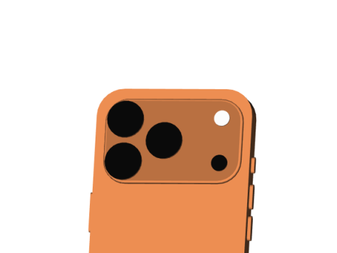 CAD model of the Apple iPhone 17 Pro Modello di stampa 3D