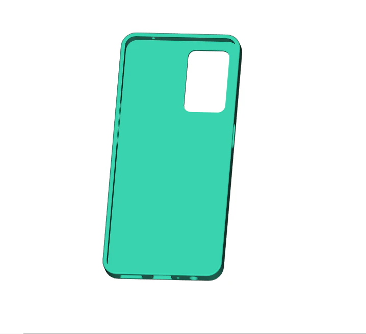 Oppo Reno7 5G Case 3D Print Model .c4d .max .obj .3ds .fbx .stl .blend 