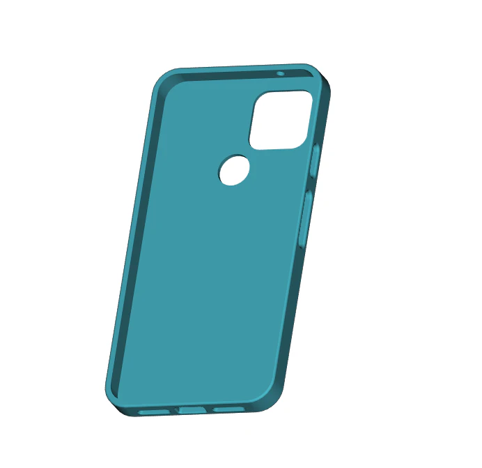 Google Pixel 5 Case 3D Print Model .c4d .max .obj .3ds .fbx .stl .blend 