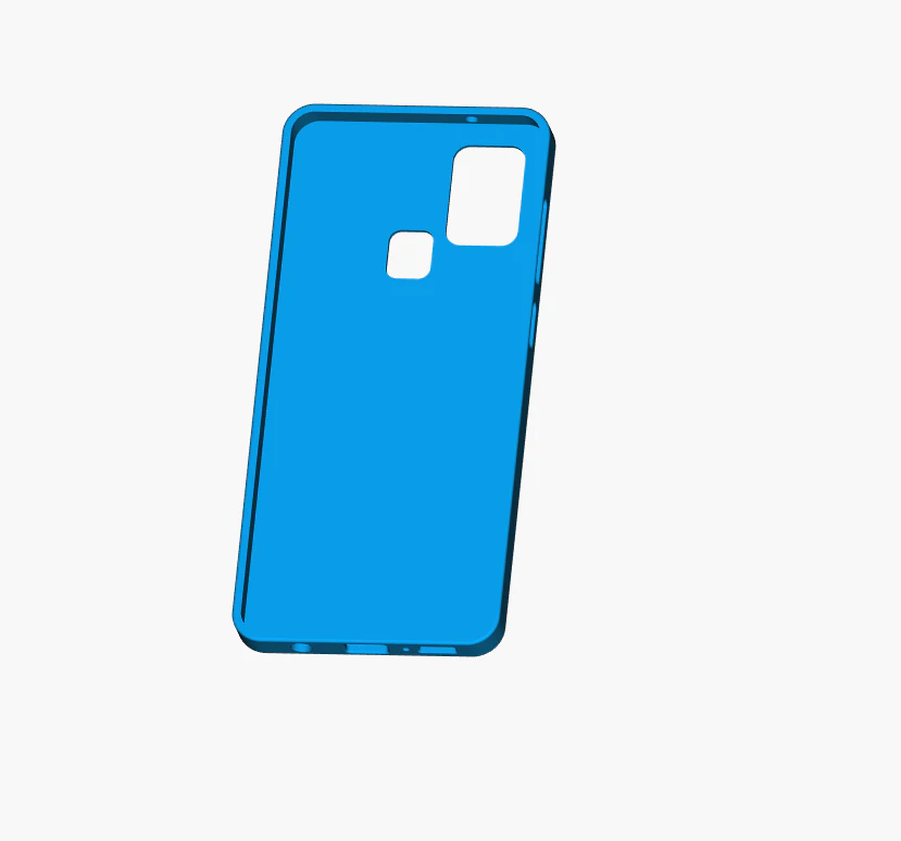 Samsung Galaxy A21s Case 3D Print Model .c4d .max .obj .3ds .fbx .stl .blend 