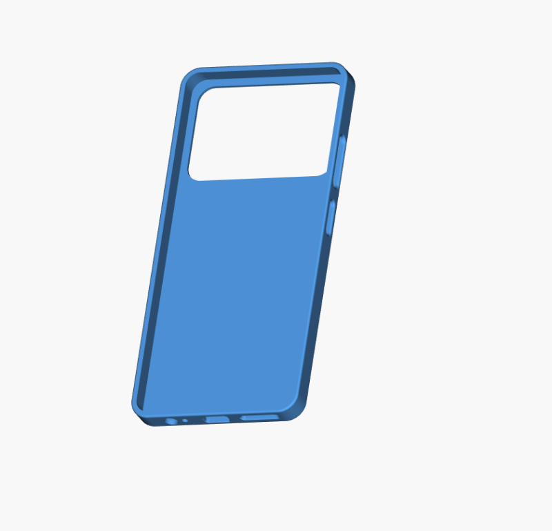 ZTE Blade A36 Case 3D प्रिंट मॉडल .c4d .max .obj .3ds .fbx .stl .blend 