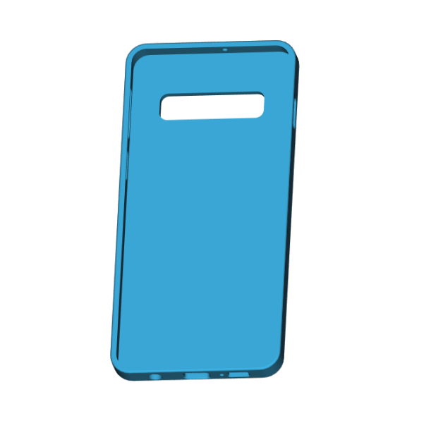 Samsung Galaxy S10 case Model Cetak 3D .c4d .max .obj .3ds .fbx .stl .blend