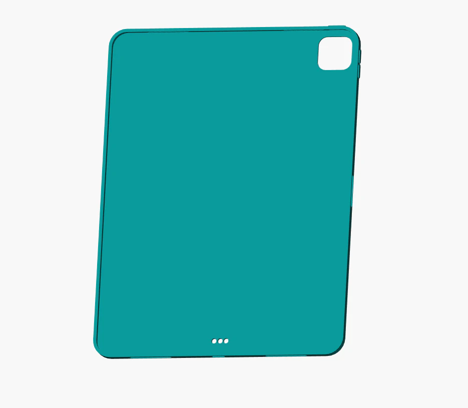 Apple iPad Pro 13 2025 TPU 3D Print Model .c4d .max .obj .3ds .fbx .stl .blend 