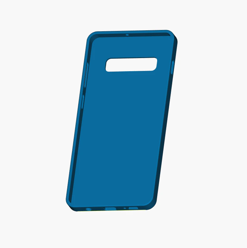 Samsung Galaxy S10 case 3D Print Model .c4d .max .obj .3ds .fbx .stl .blend