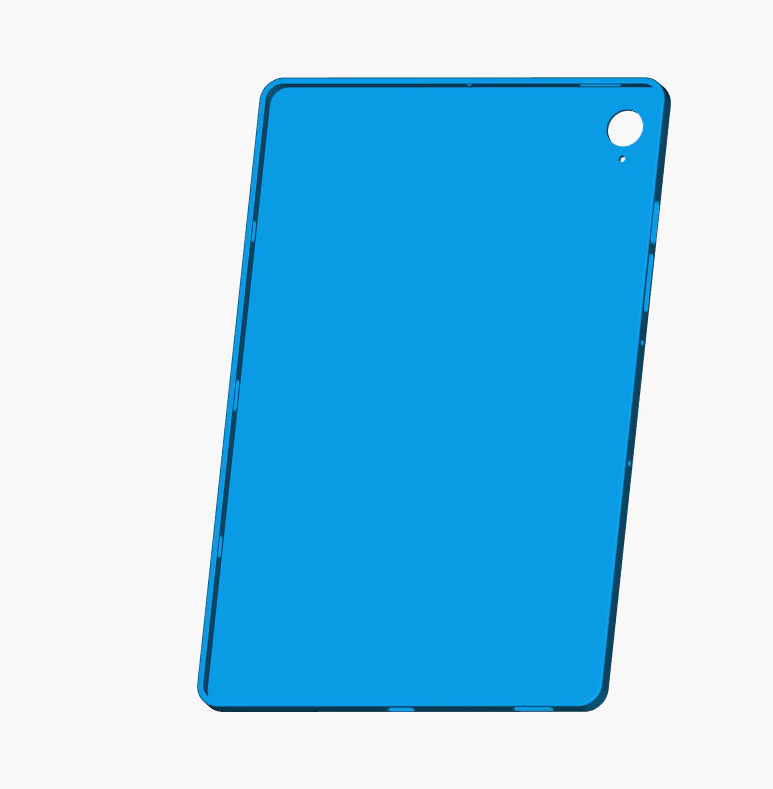 Samsung Galaxy Tab S9 FE case 3D Print Model .c4d .max .obj .3ds .fbx .stl .blend 