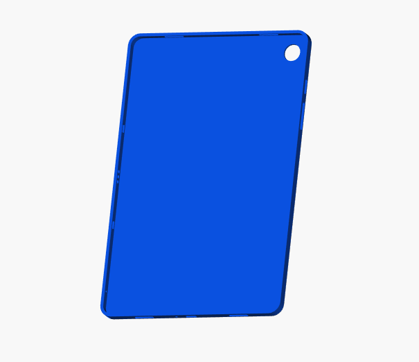 Samsung Galaxy Tab A9 case 3D Print Model .c4d .max .obj .3ds .fbx .stl .blend