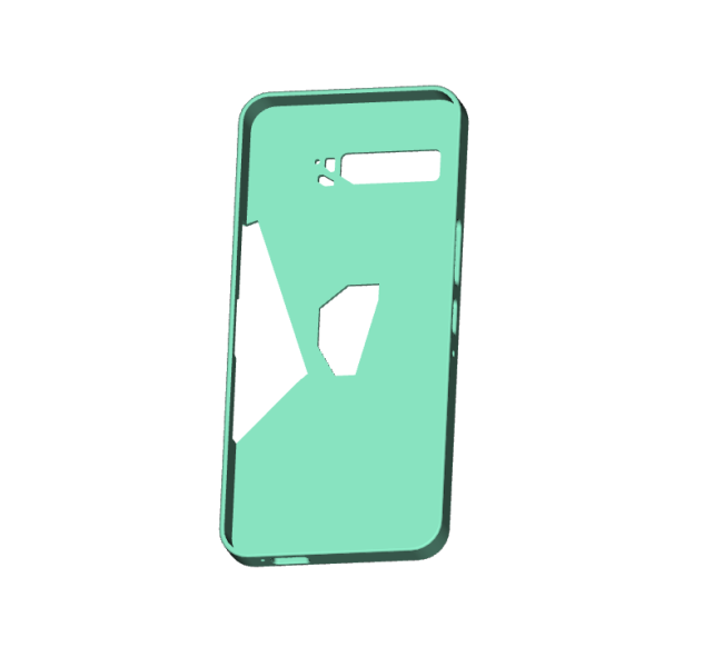 Asus ROG Phone 3 Case 3D Print Model .c4d .max .obj .3ds .fbx .stl .blend 