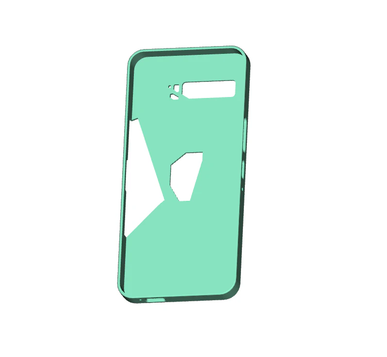 Asus ROG Phone 3 Case 3D Print Model .c4d .max .obj .3ds .fbx .stl .blend 