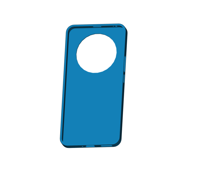 Honor Magic5 Pro Case 3D Print Model .c4d .max .obj .3ds .fbx .stl .blend 