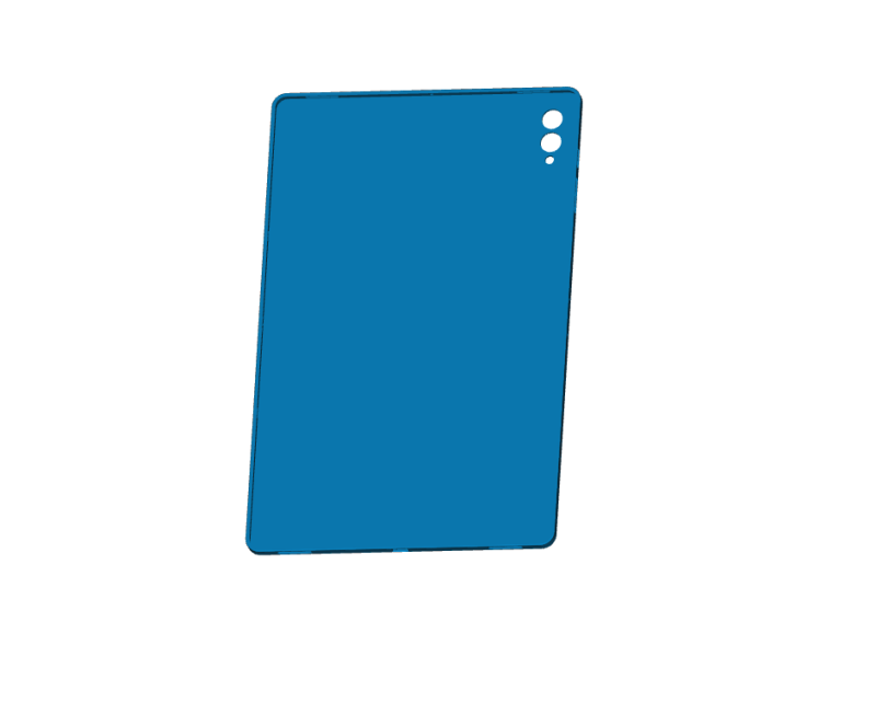 Samsung Galaxy Tab S10 ウルトラ ケース 3Dプリントモデル .c4d .max .obj .3ds .fbx .stl .blend