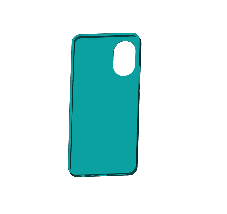 Oppo A18 Case 3D Print Model .c4d .max .obj .3ds .fbx .stl .blend