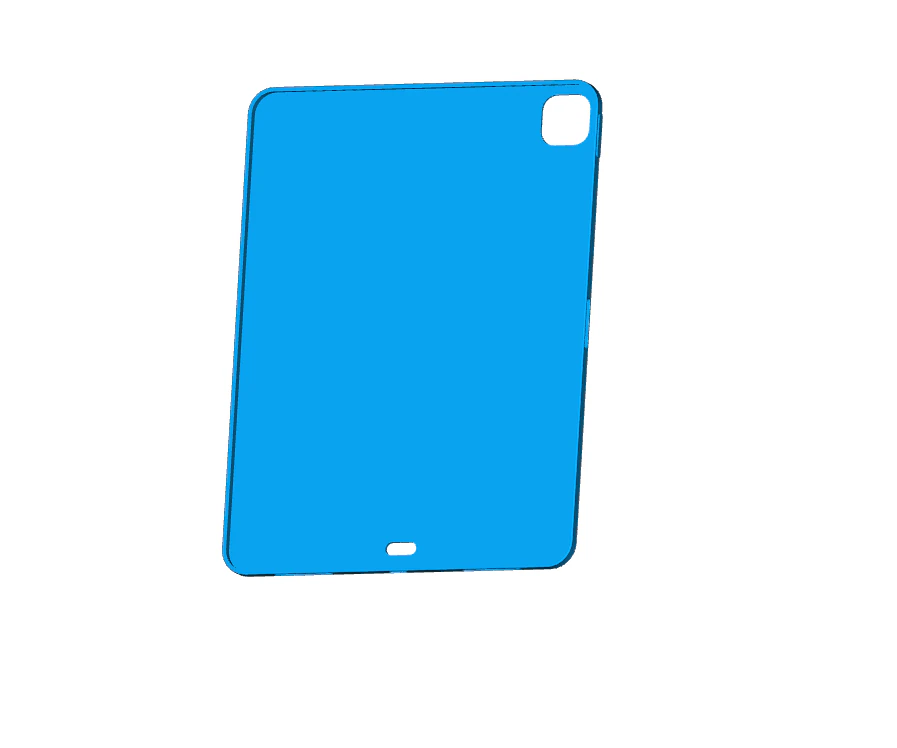 Apple iPad Pro 13 2024 TPU Case 3D Print Model .c4d .max .obj .3ds .fbx .stl .blend 