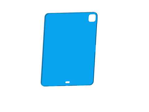 Custodia in TPU per Apple iPad Pro 13 2024 Modello di stampa 3D