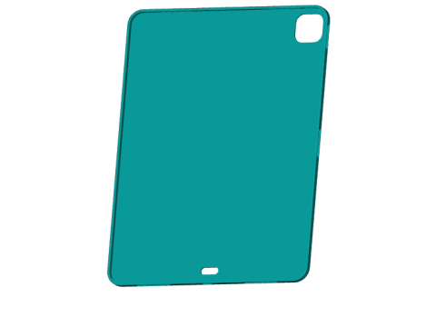 Custodia per Apple iPad Pro 13 2024 Modello di stampa 3D