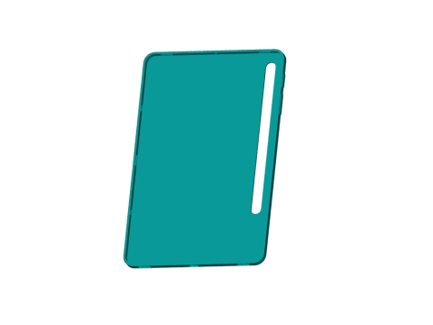 Samsung Galaxy Tab S8 TPU-hoesje 3D printmodel