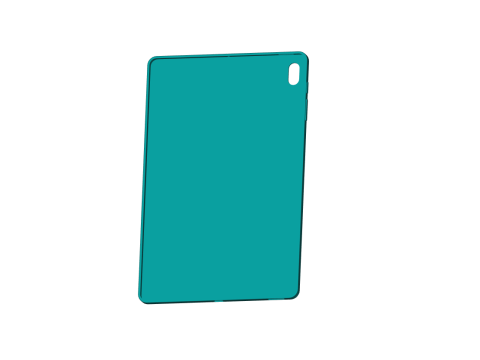 Samsung Galaxy Tab S7 FE TPU-hoesje 3D printmodel