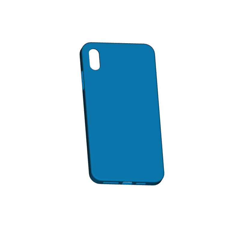 Apple iPhone XS Max Case 3D Print Model .c4d .max .obj .3ds .fbx .stl .blend