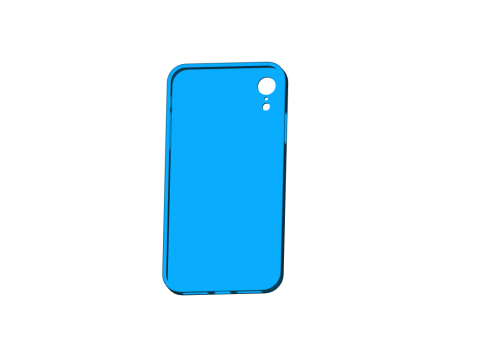 Apple iPhone XR-hoesje 3D printmodel
