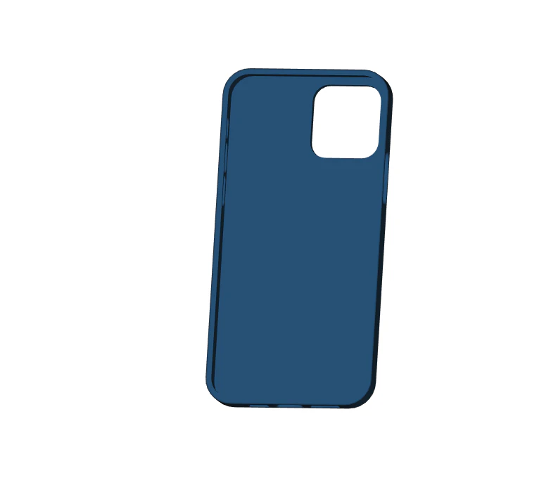 Apple iPhone 12 V1 Case 3D Print Model .c4d .max .obj .3ds .fbx .stl .blend