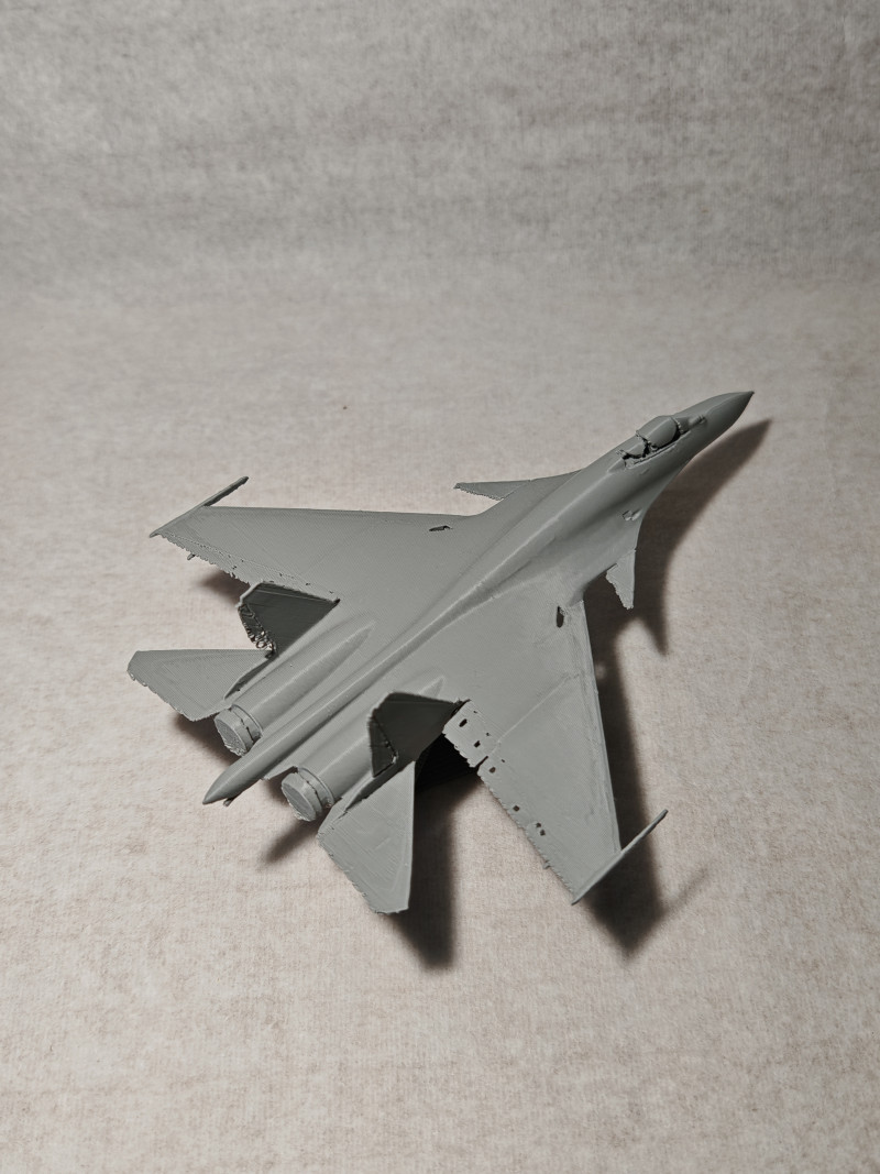 Chinese Chengdu J-10 fighter 3D Print Model .c4d .max .obj .3ds .fbx .stl .blend