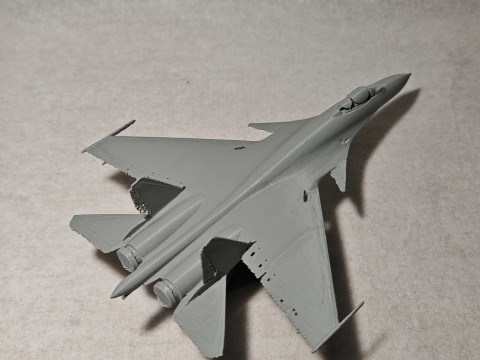 Chasseur chinois Chengdu J-10 Modèles 3D en vedette