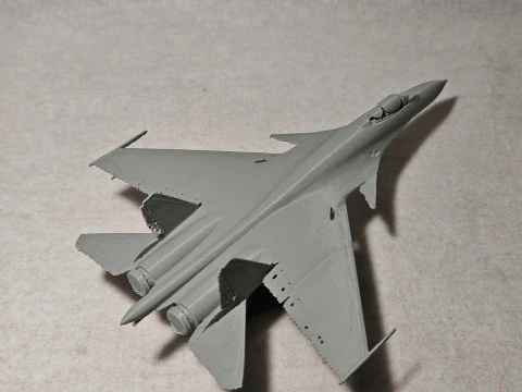 Chinese Chengdu J-10 fighter 3D Print Model