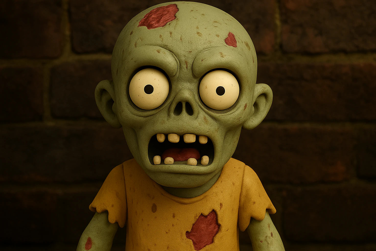 Zombie 3D Print Model .c4d .max .obj .3ds .fbx .stl .blend 