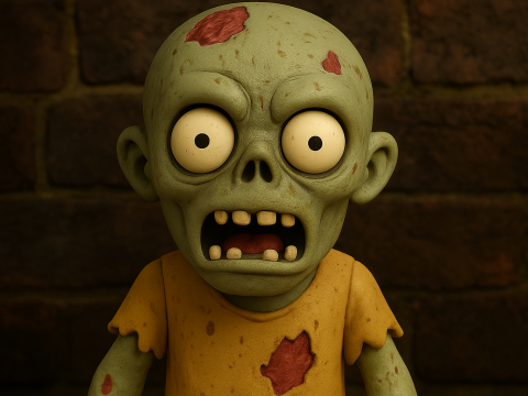 Zombie 3D Print Model