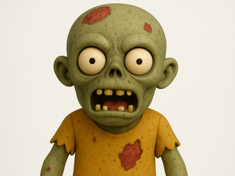 Zombie 3D Print Model