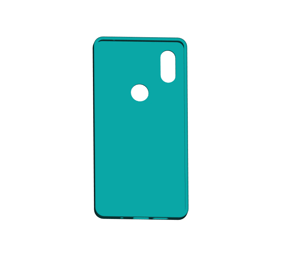 Xiaomi Mi Mix 2S Case 3D Print Model .c4d .max .obj .3ds .fbx .stl .blend