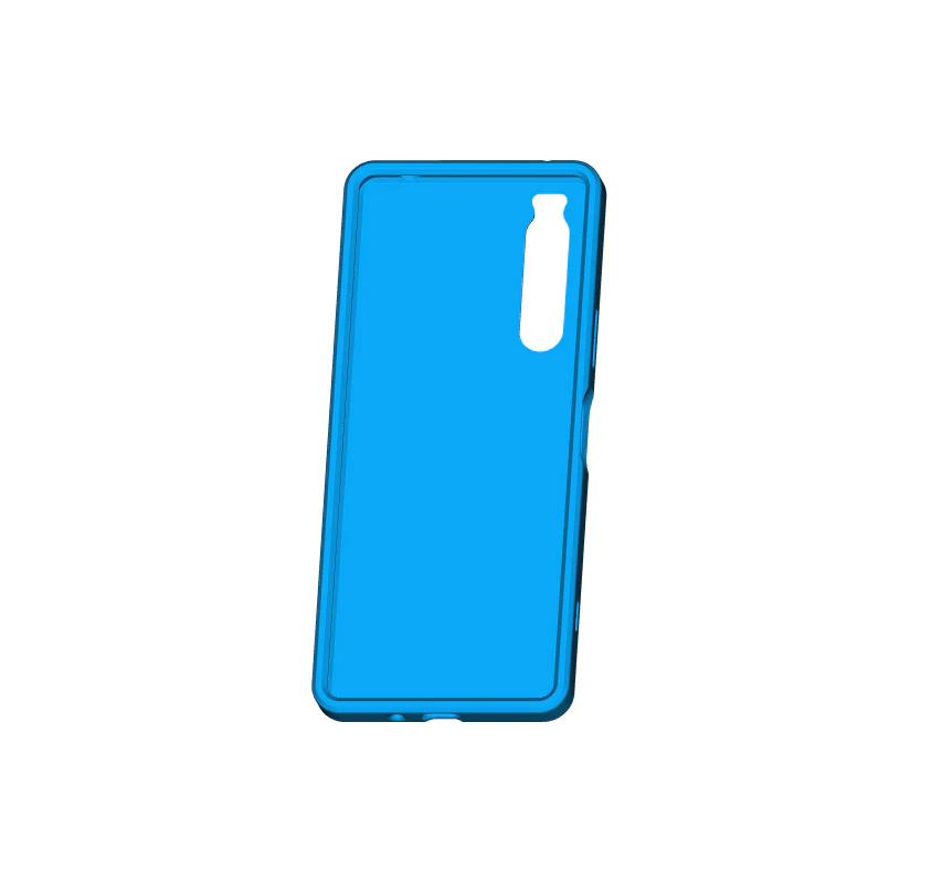Sony Xperia 1 II Case 3D Print Model .c4d .max .obj .3ds .fbx .stl .blend