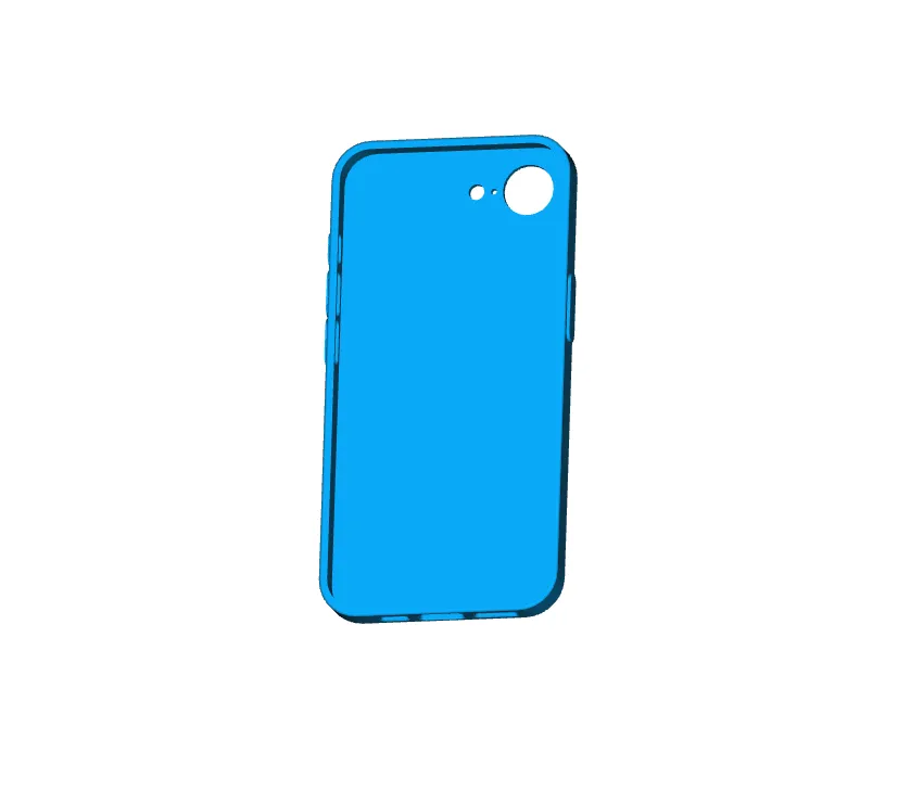 Apple iPhone 17e TPU Case 3D Print Model .c4d .max .obj .3ds .fbx .stl .blend 