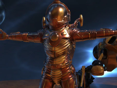 Space Creatures Pack 3D Model