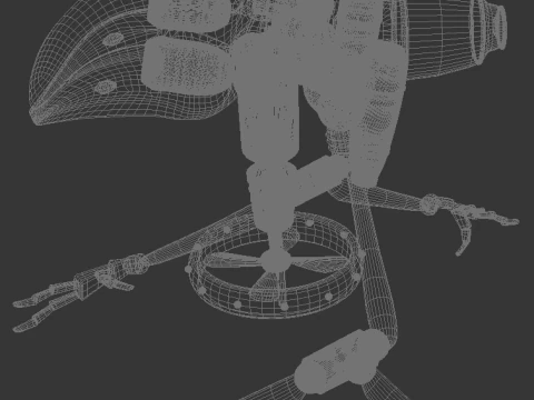 Space Creatures Pack 3D Model