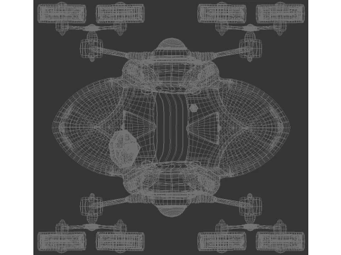 Space Creatures Pack 3D Model