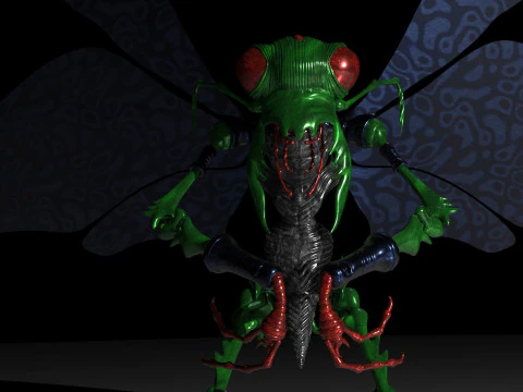 Space Creatures Pack 3D Model