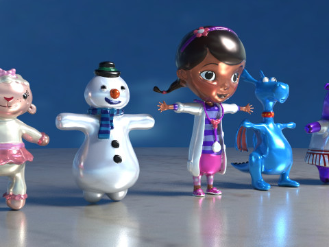 Pack Doc McStuffins Characters 3D मॉडल