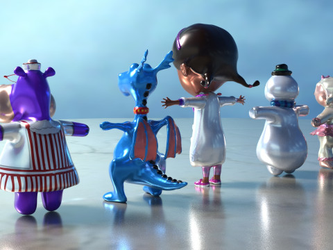Pack Doc McStuffins Characters 3D मॉडल