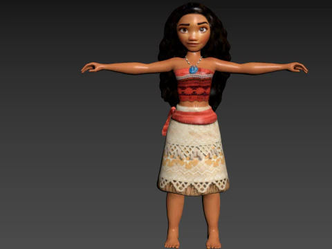Pack Moana Collection 20 Characters 3D print model 3D Print Model