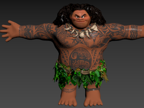 Pack Moana Collection 20 Characters 3D print model 3D Принт Модель
