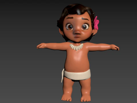 Pack Moana Collection 20 Characters 3D print model 3D Print Model