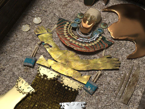 Royal Tomb of the Lord of Sipan 3D Model