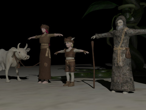 Jack and the Beanstalk Modelo 3D