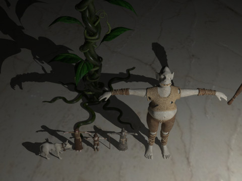Jack and the Beanstalk Modelo 3D