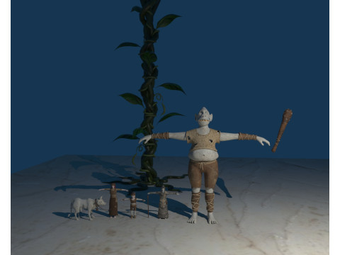 Jack and the Beanstalk Modelo 3D