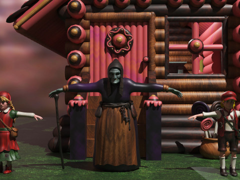 Hansel Gretel 3D Model